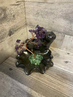 Incense Waterfall Backflow Burner Amethyst