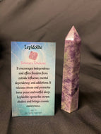 Lepidolite Point