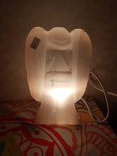 Load image into Gallery viewer, Selenite Angel Lamp
