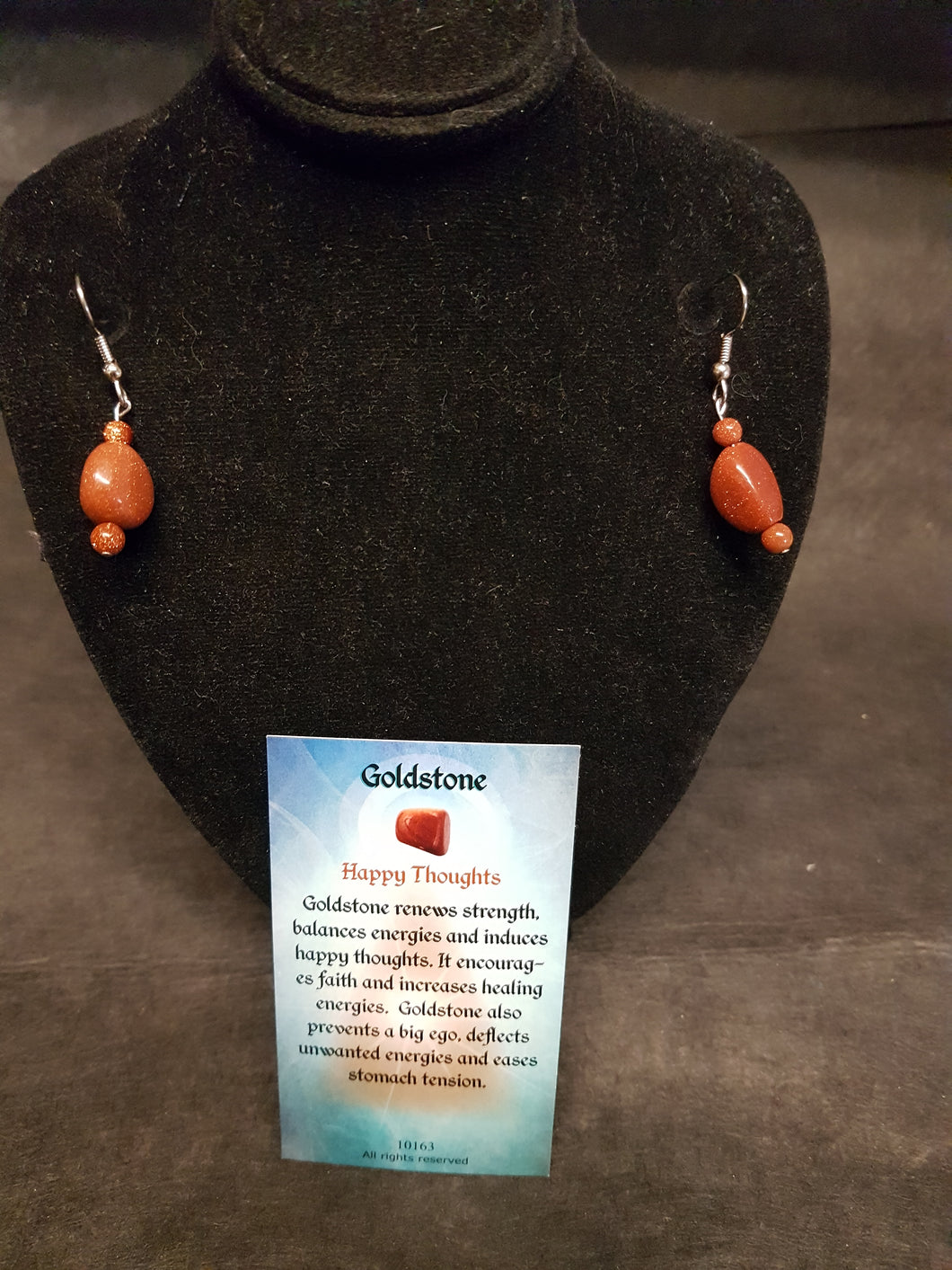 Goldstone Earrings