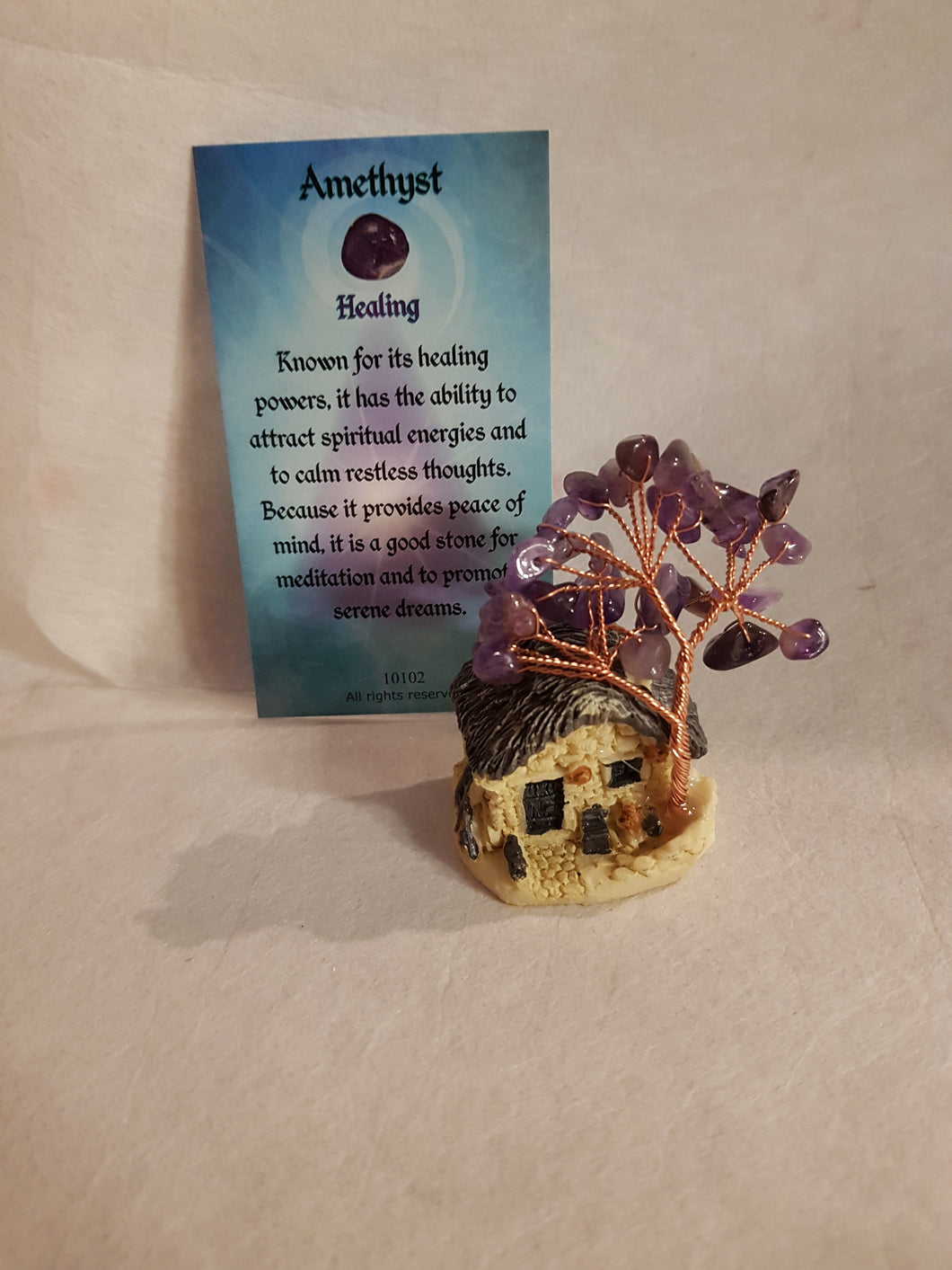 Amethyst Tree Fairy House