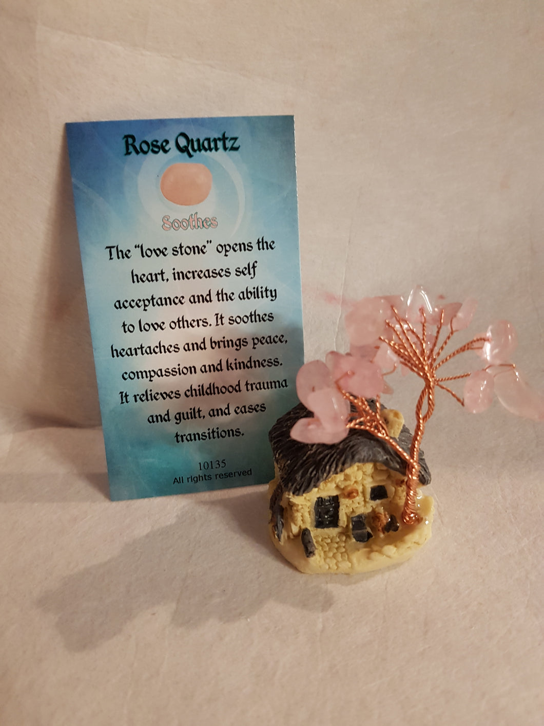 Rose Quartz Fairy House