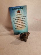 Gold Tiger Eye Koala Gemstone