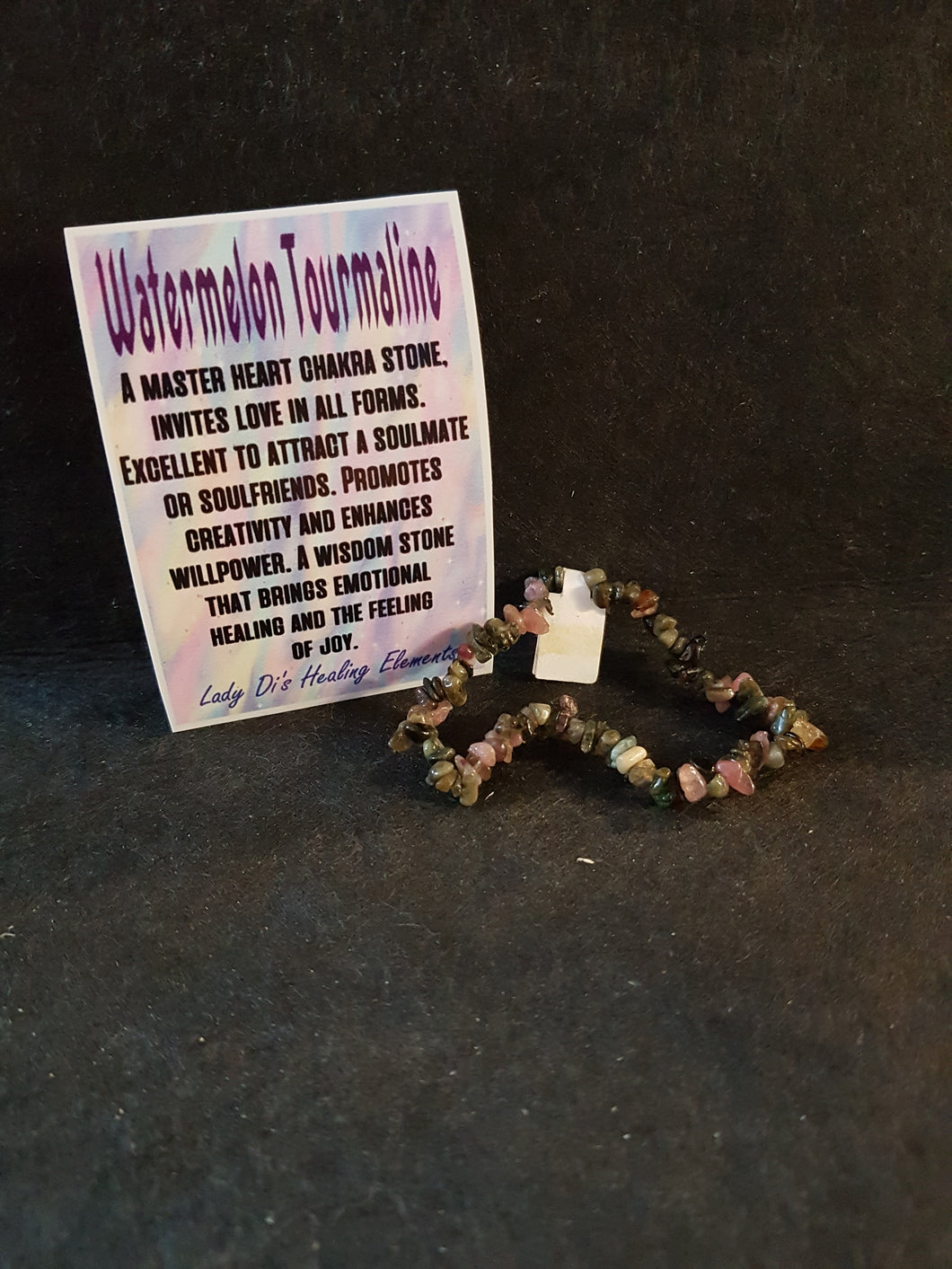 Watermelon Tourmaline Bracelet