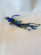 Beaded Parrot Decor