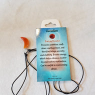 Carnelian Moon Necklace