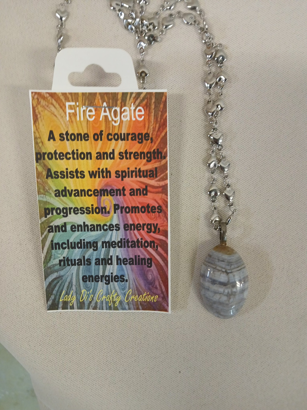 Fire Agate Necklace