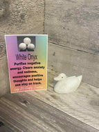 White Onyx Duck