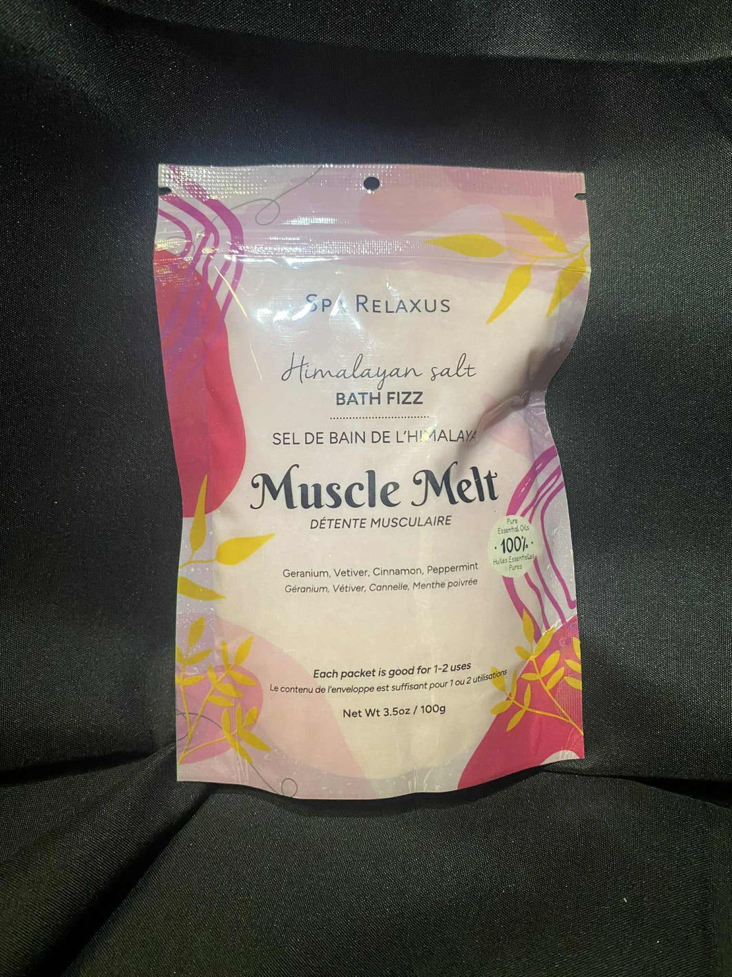 Himalayan Salt Bath Fizz Muscle Melt