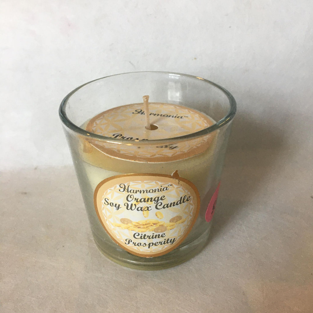 Citrine Prosperity Candle