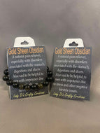 Gold Sheen Obsidian Bracelet