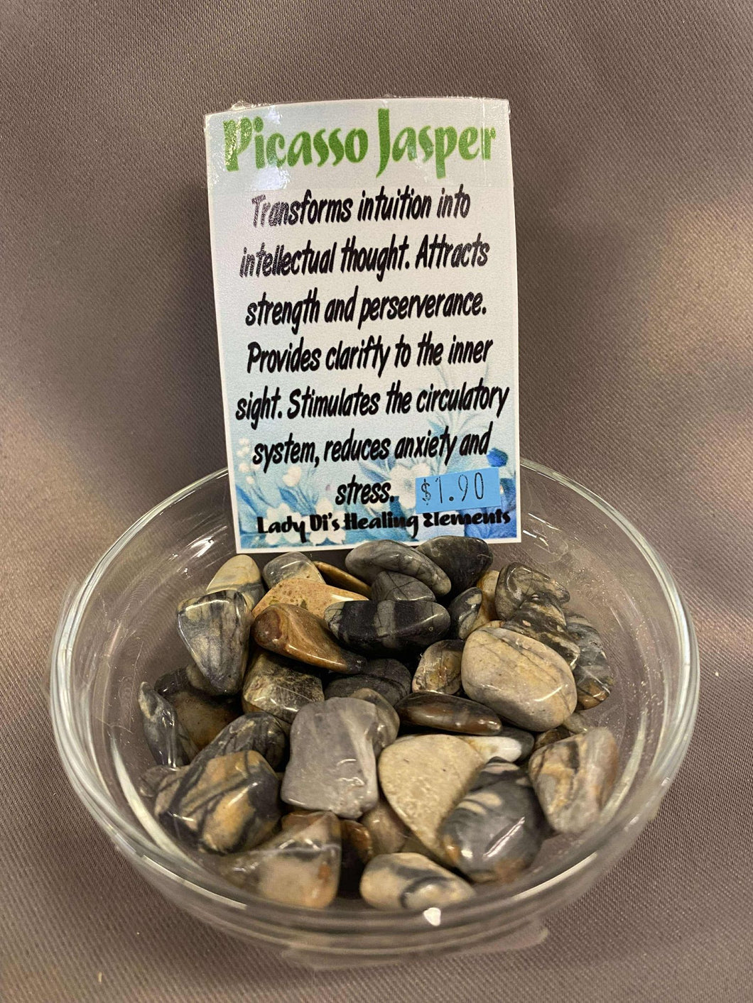 Picasso Jasper Tumbled Stone