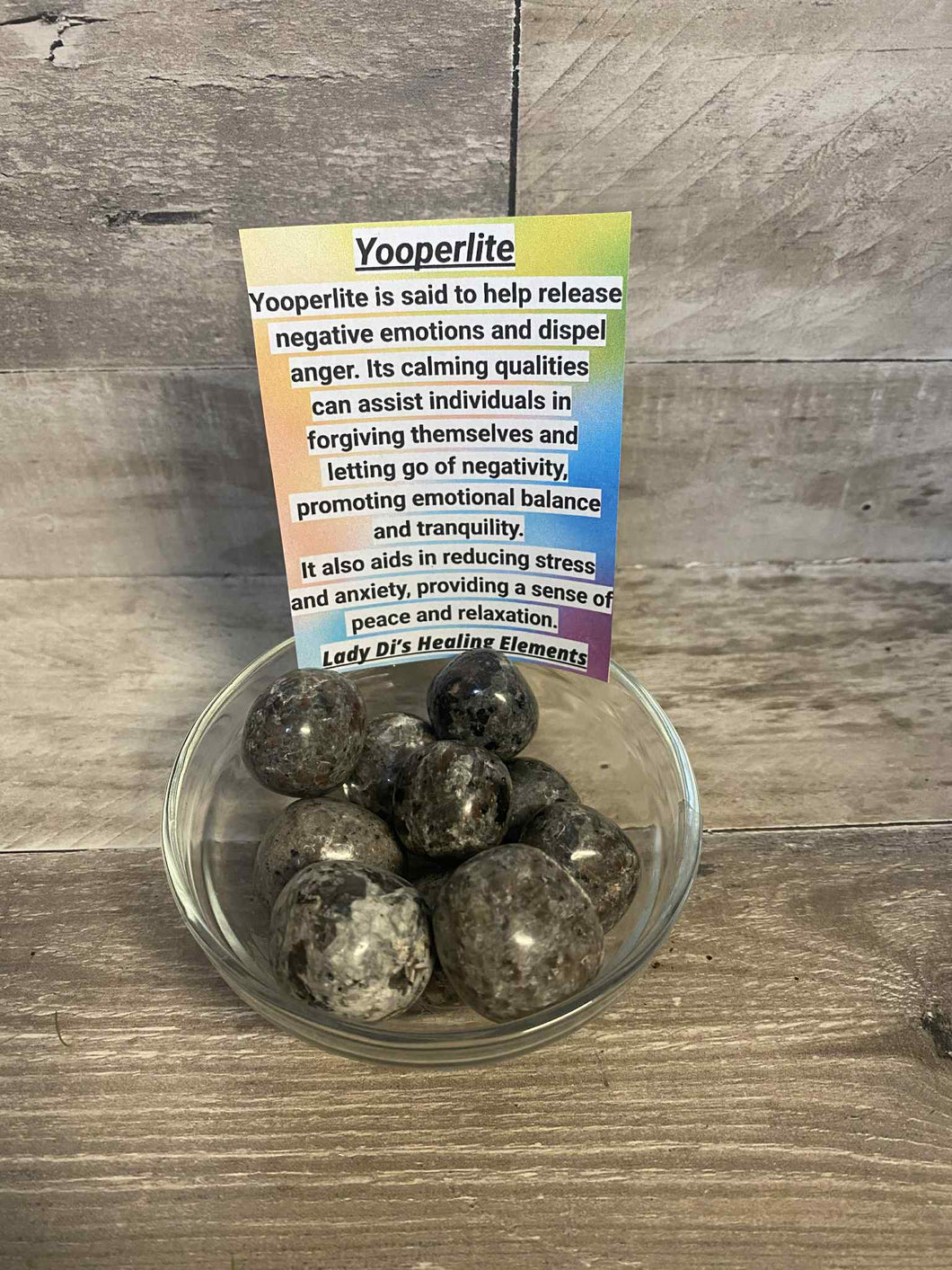 Yooperlite Tumbled Stone