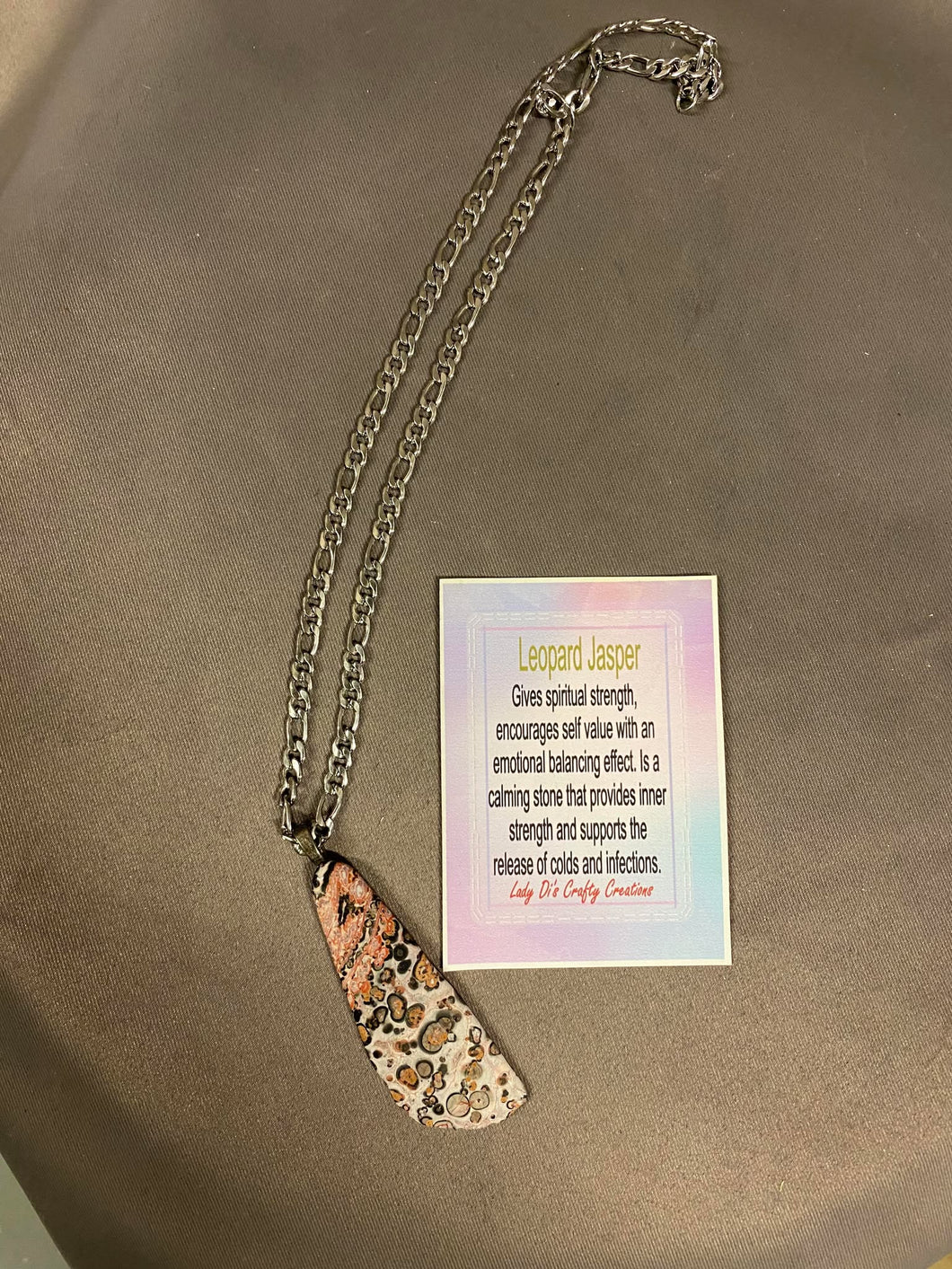 Leopard Jasper Necklace