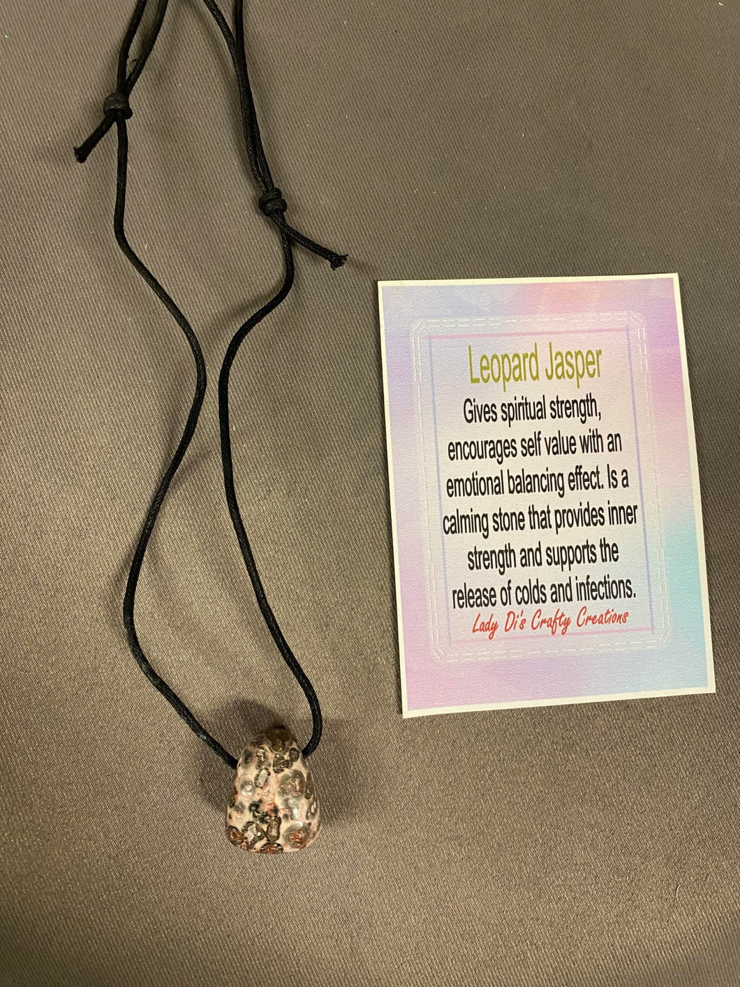 Leopard Jasper Necklace