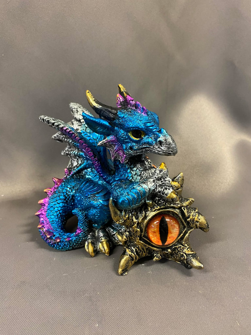 Blue Dragon Statue