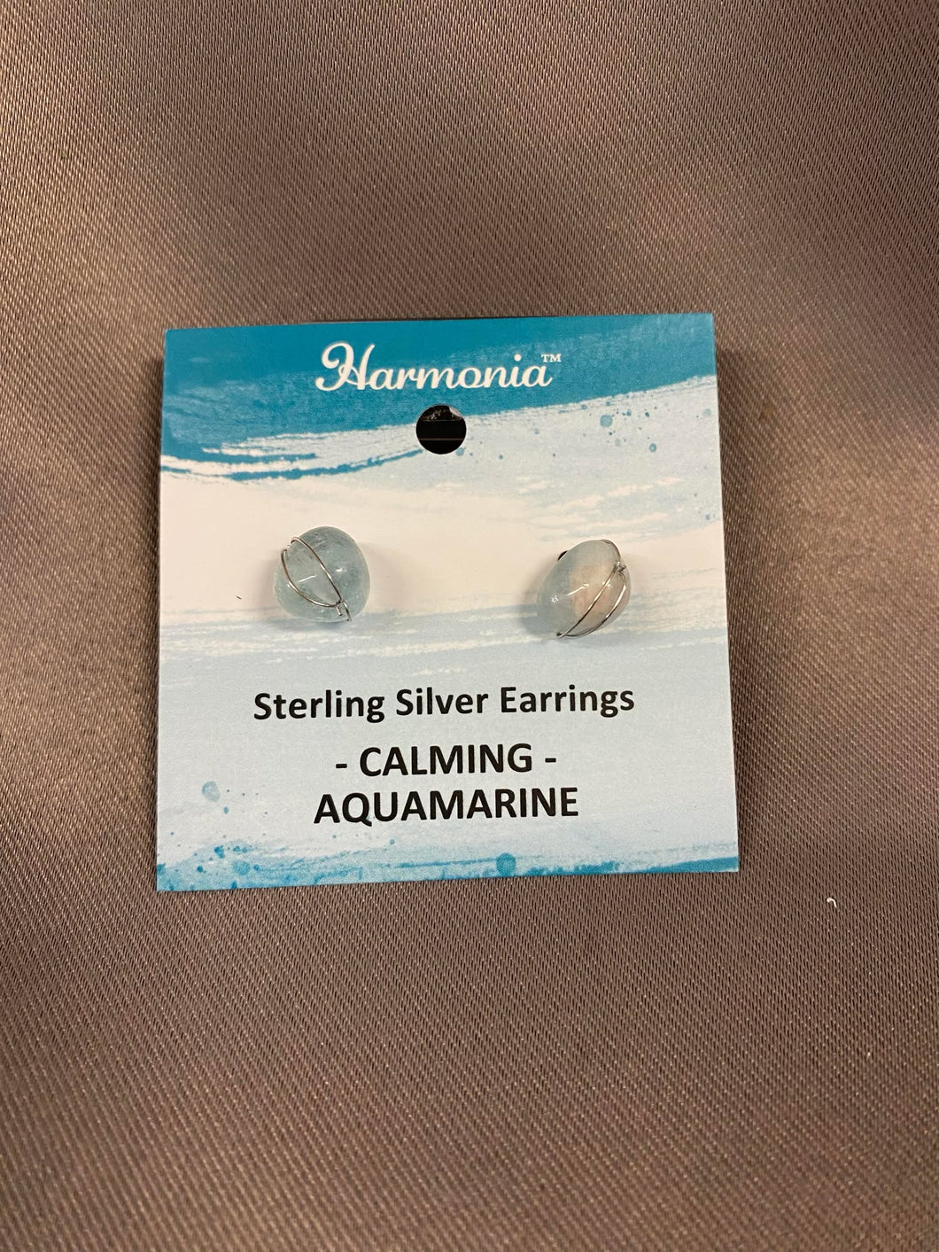 Aquamarine Stud Earrings
