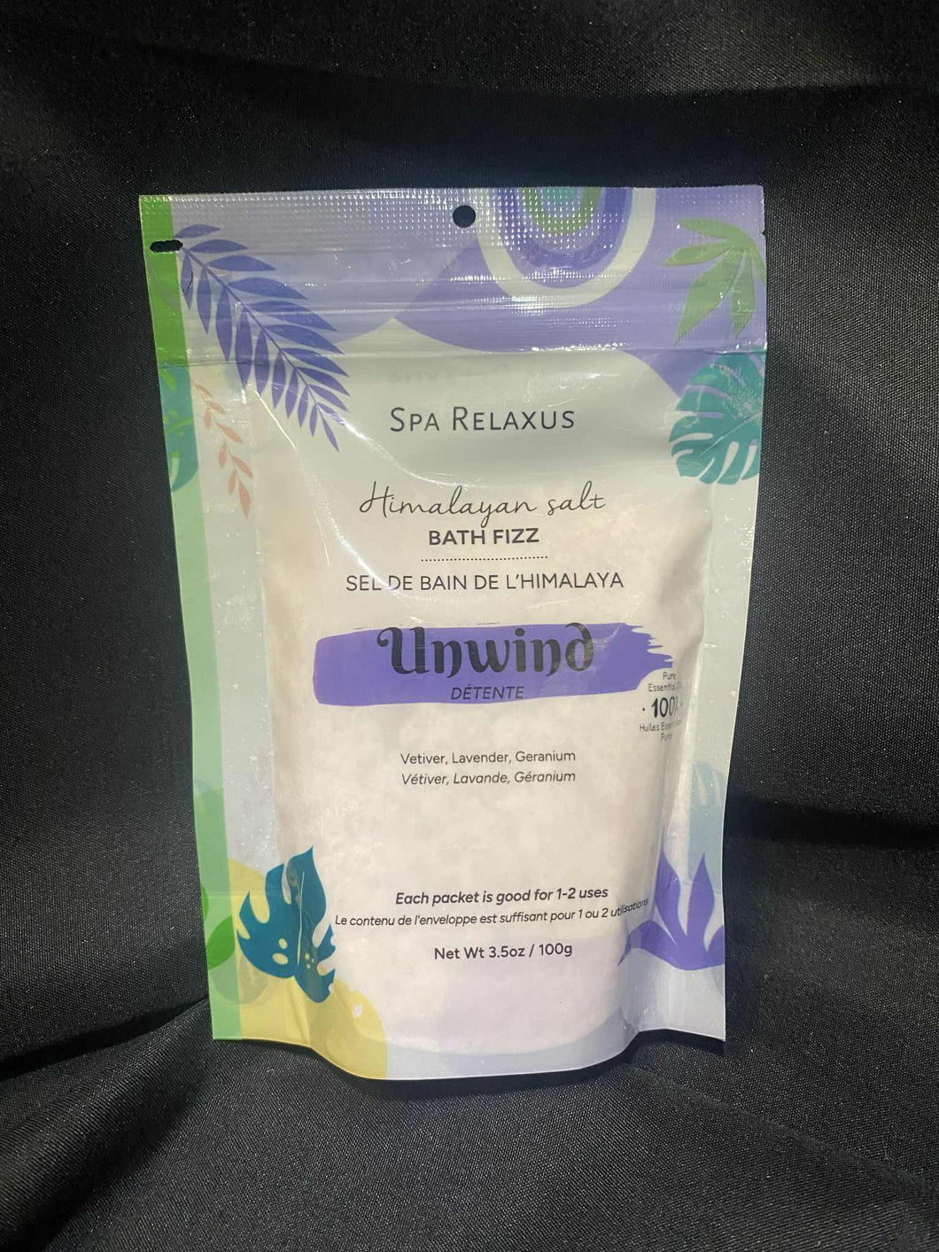 Himalayan Salt Bath Fizz Unwind