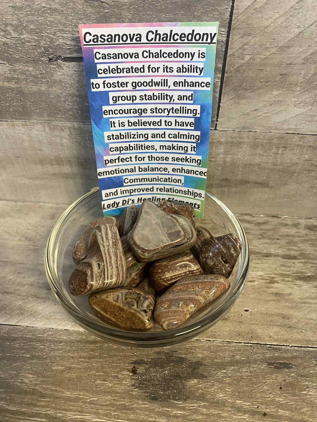 Casanova Chalcedony Tumbled Stone