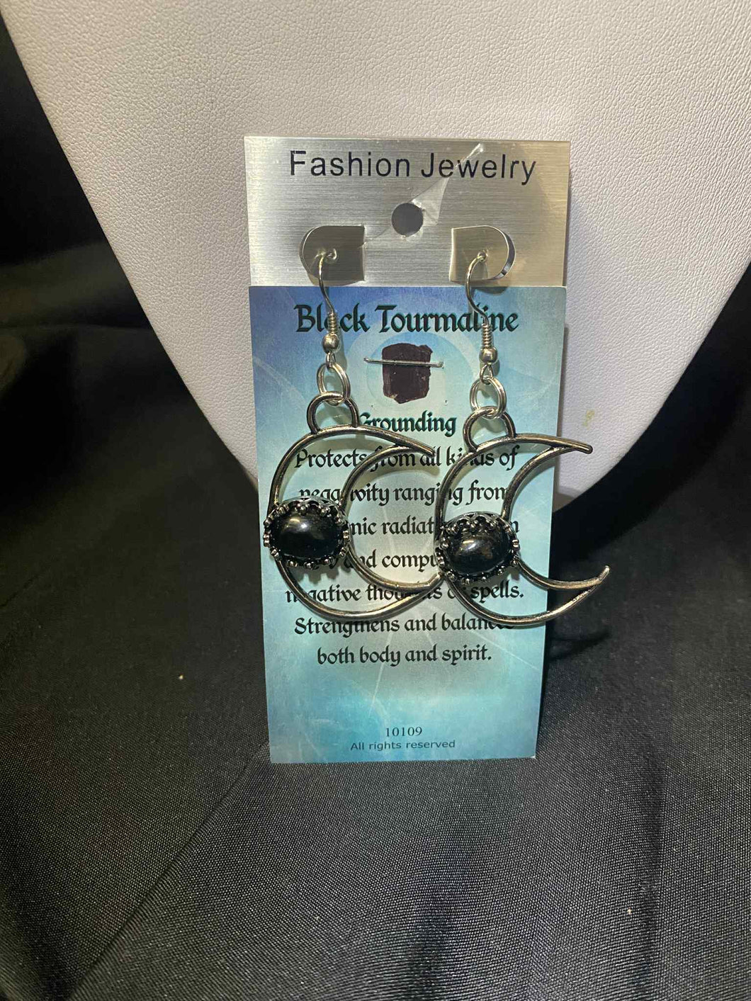 Black Tourmaline Earrings