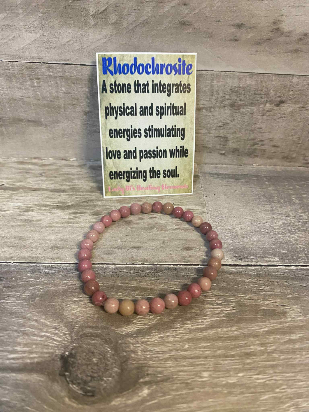 Rhodochrosite Bracelet