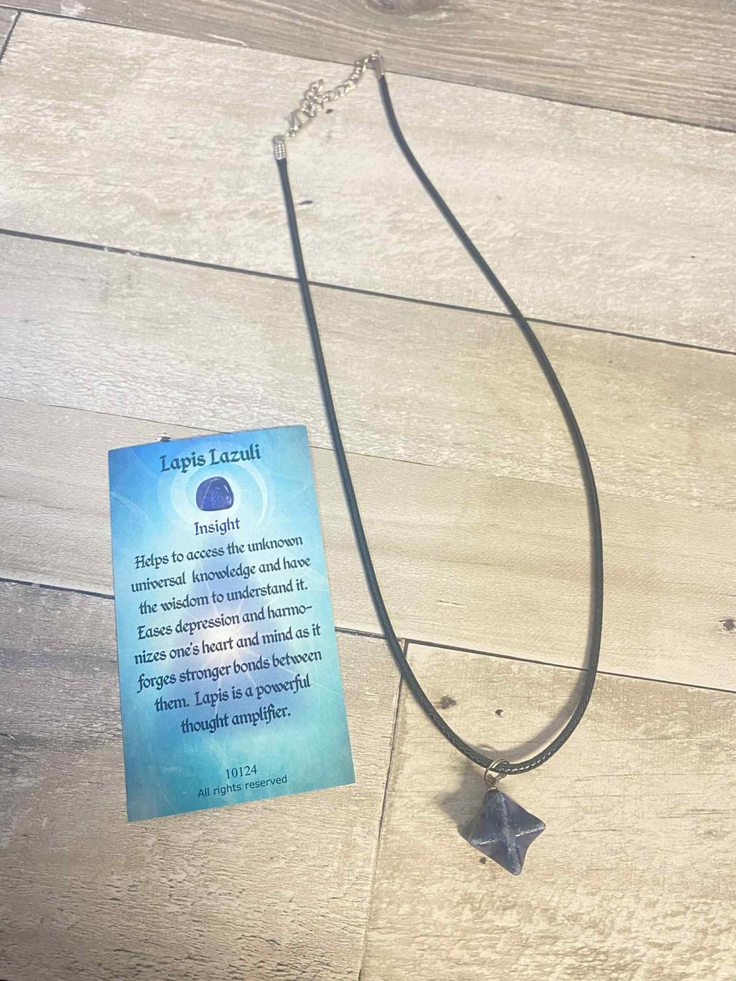 Lapis Lazuli Merkabah Necklace