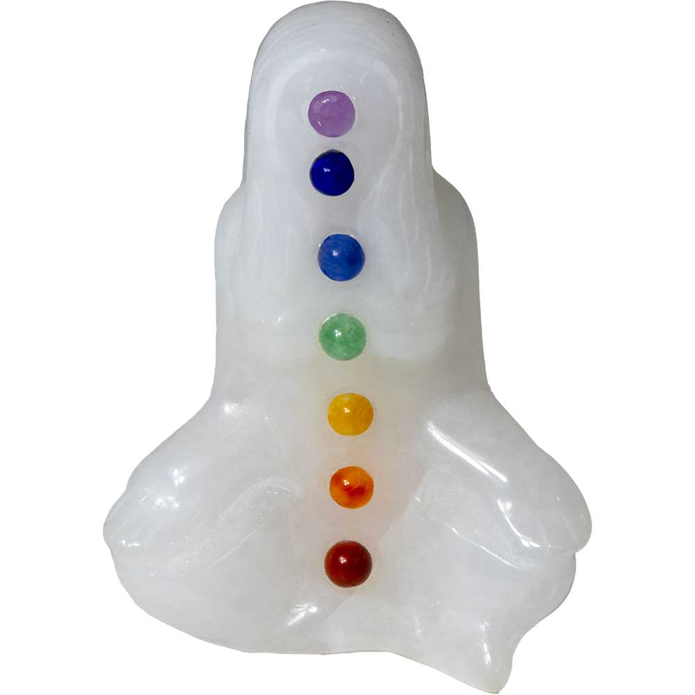 White Jade Chakra Yoga Lady