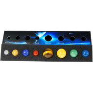 Gemstone Sphere 8 Planets Solar System Set