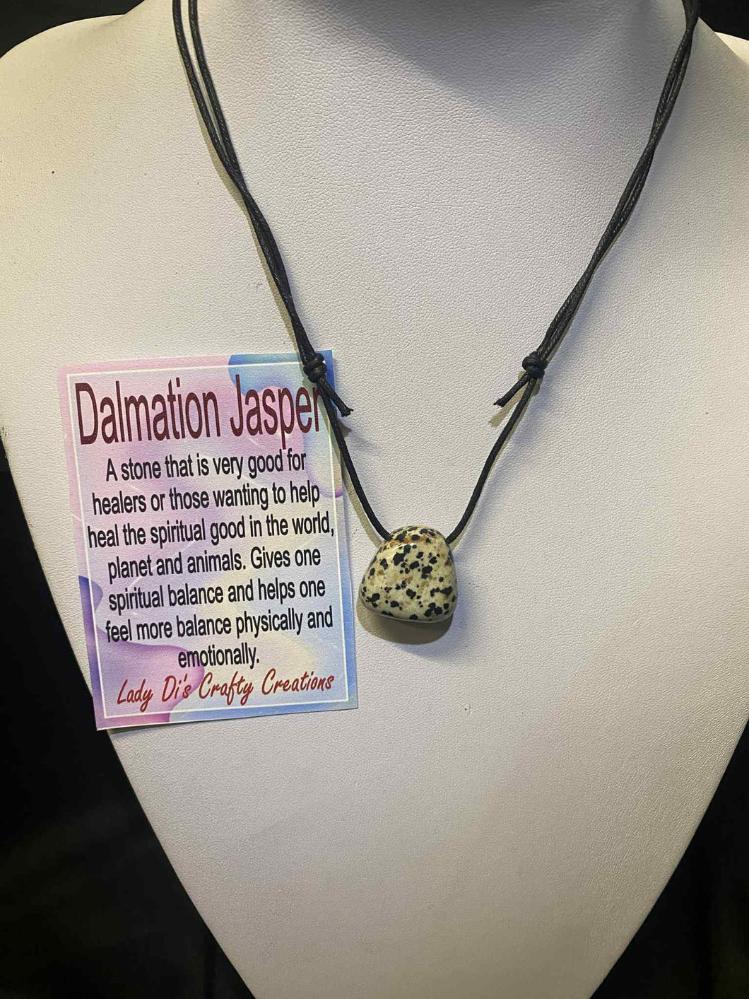 Dalmation Jasper Necklace
