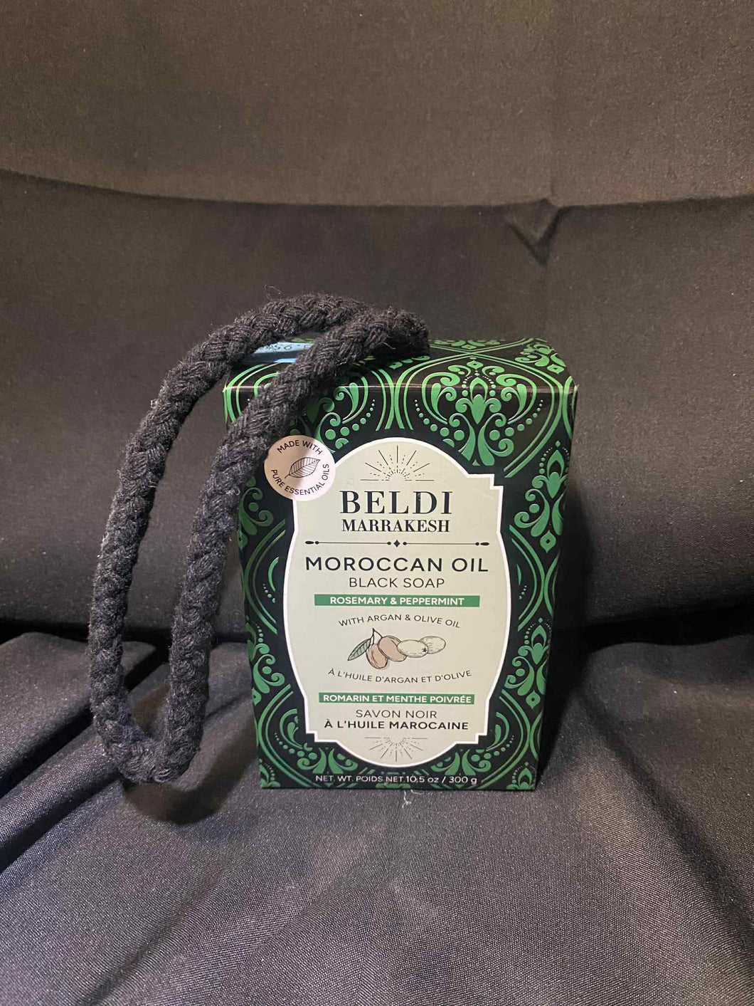 Moroccan Oil Black Soap Rosemary & Peppermint