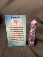 Lepidolite Point