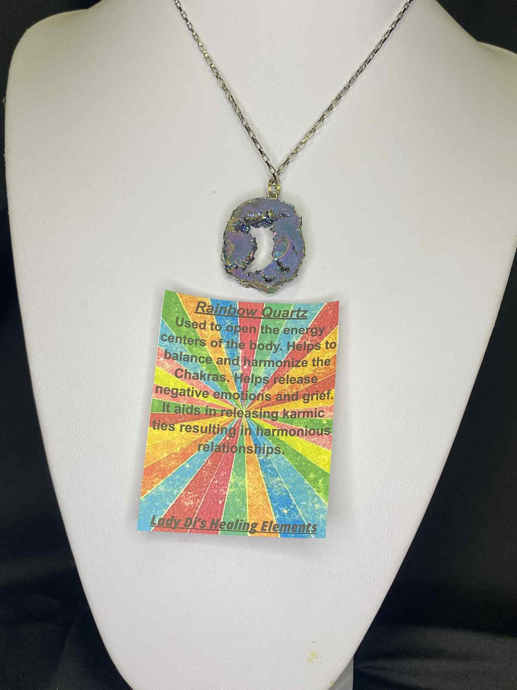 Rainbow Quartz Necklace