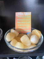 Yellow Calcite Tumbled Stones