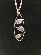 Snowflake Obsidian Necklace