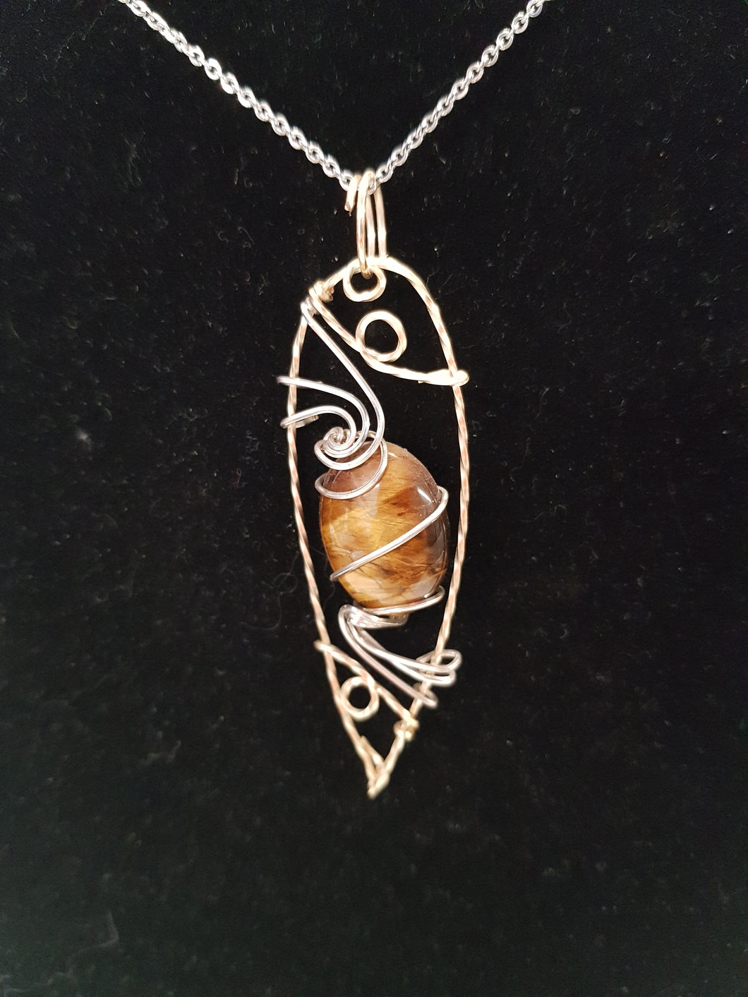 Gold Tiger Eye Necklace