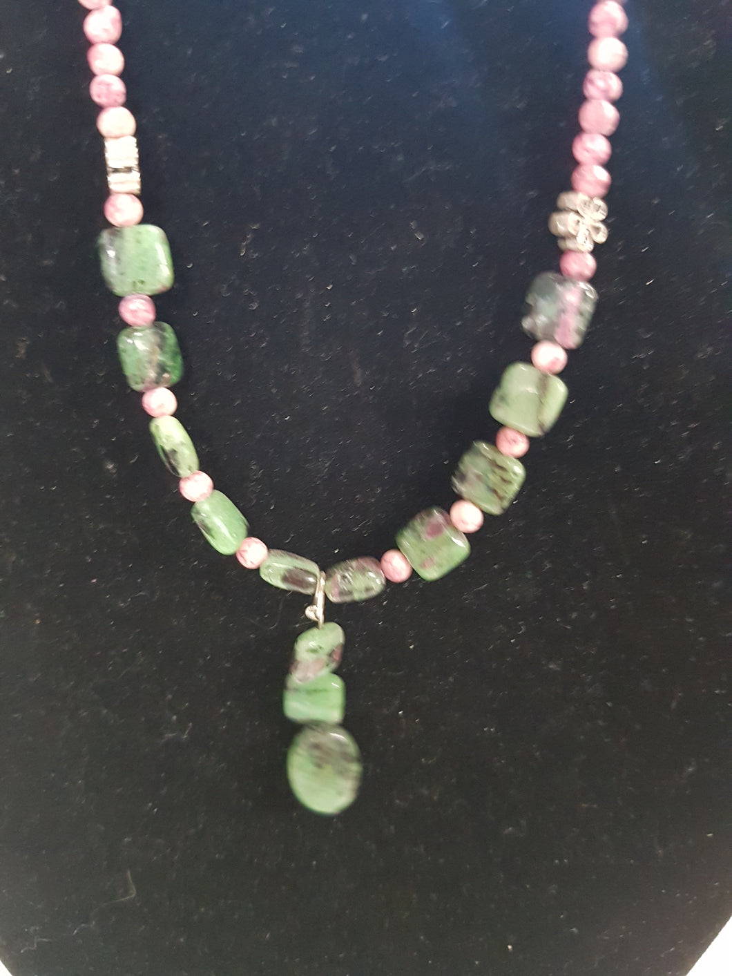 Ruby Zoisite Necklace