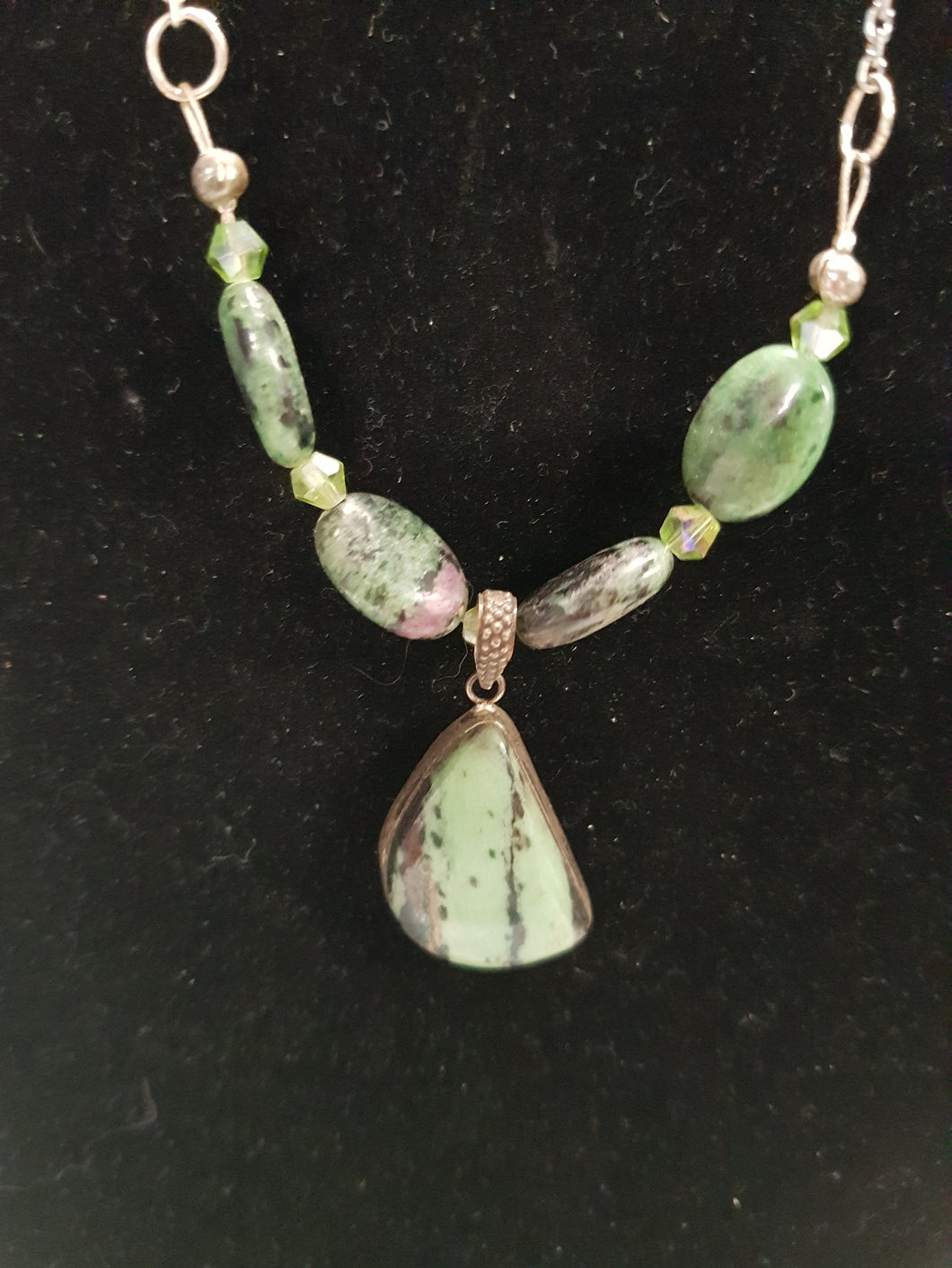 Ruby Zoisite Necklace
