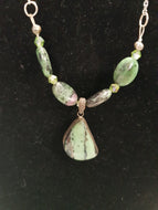Ruby Zoisite Necklace