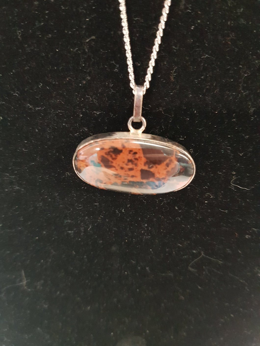 Mahogany Obsidian Necklace