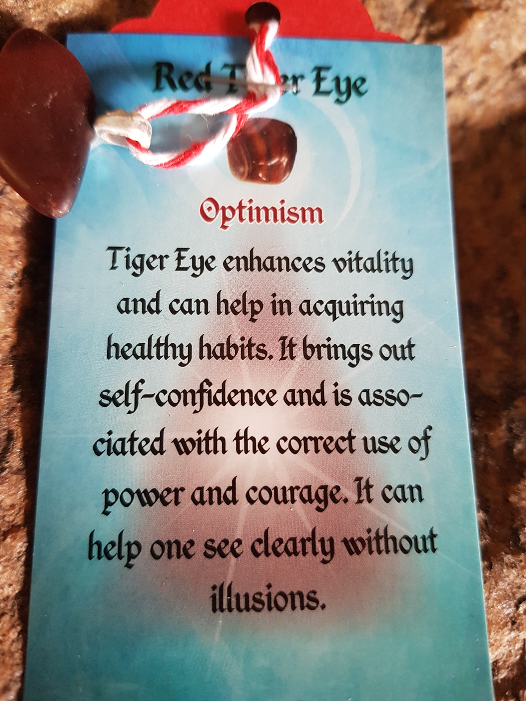 Red Tiger Eye Pendant