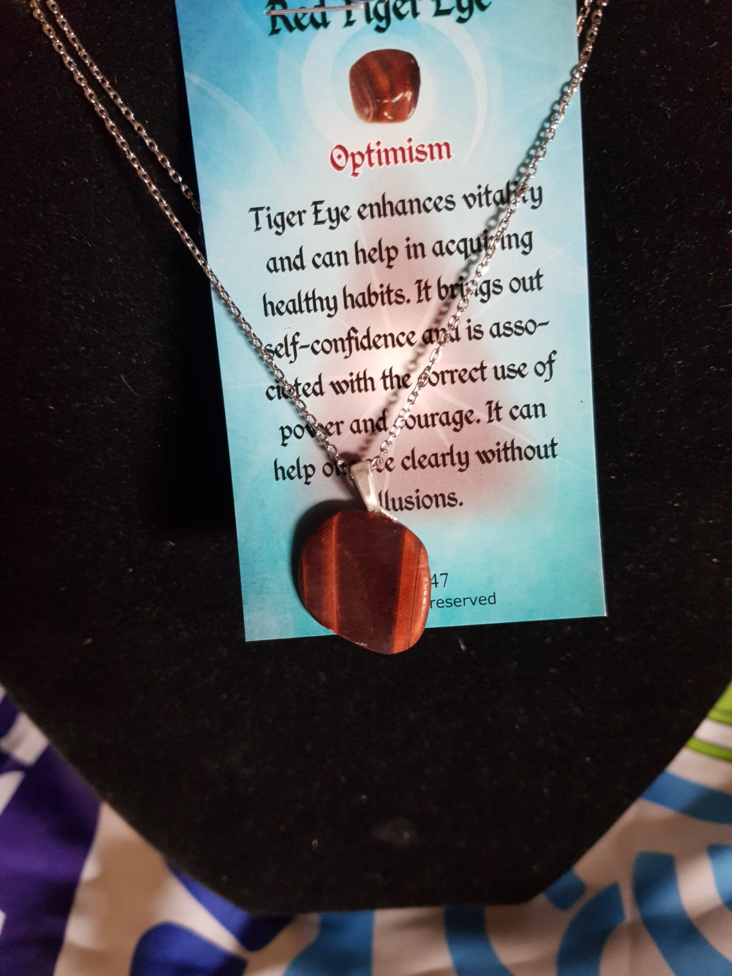 Red Tiger Eye Necklace