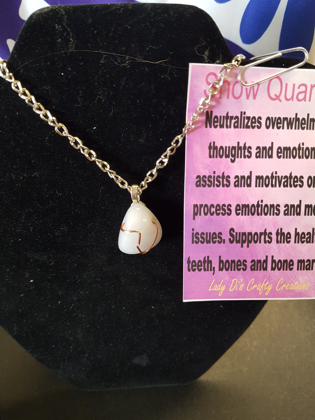 Snow Quartz Necklace