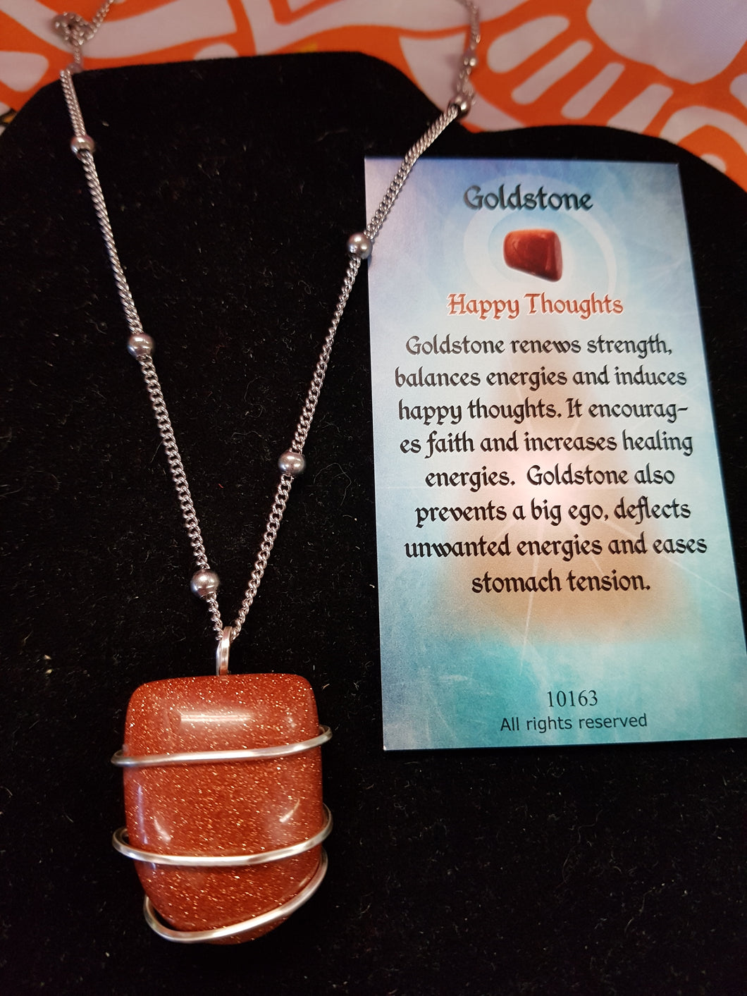 Goldstone Necklace