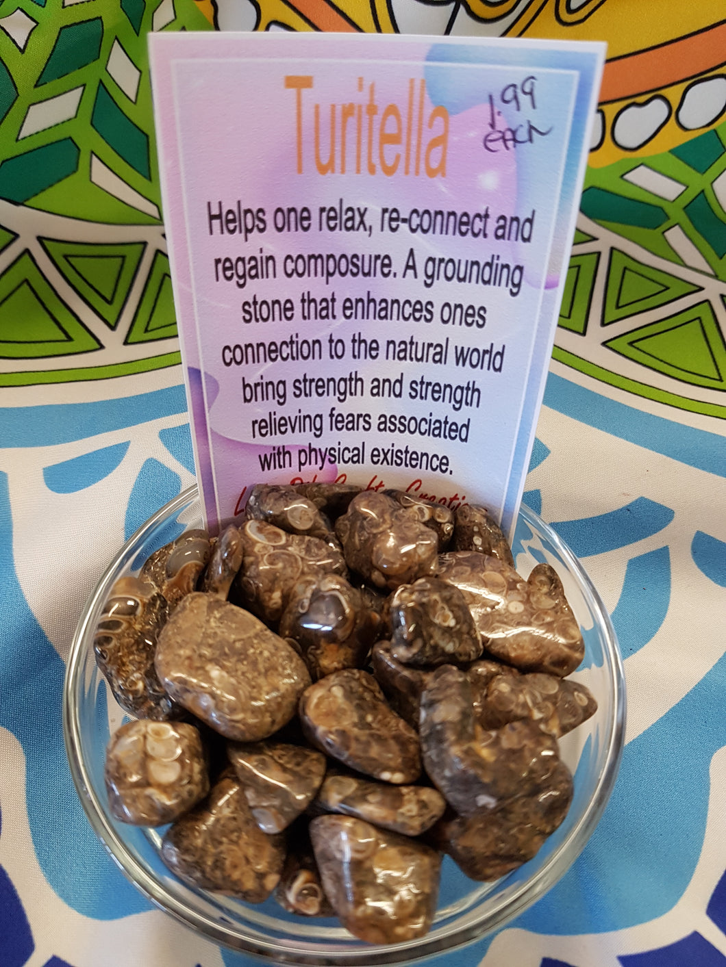 Turritella Tumbled Stones