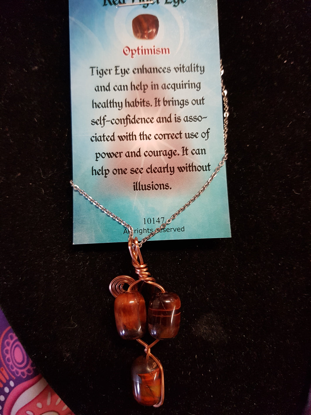 Red Tiger Eye Necklace