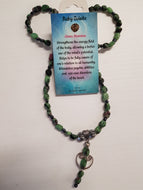 Ruby Zoisite Necklace