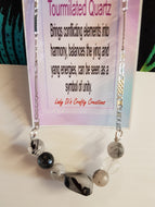 Tourmalinated Quartz Necklace