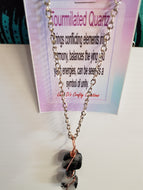 Tourmalinated Quartz Necklace