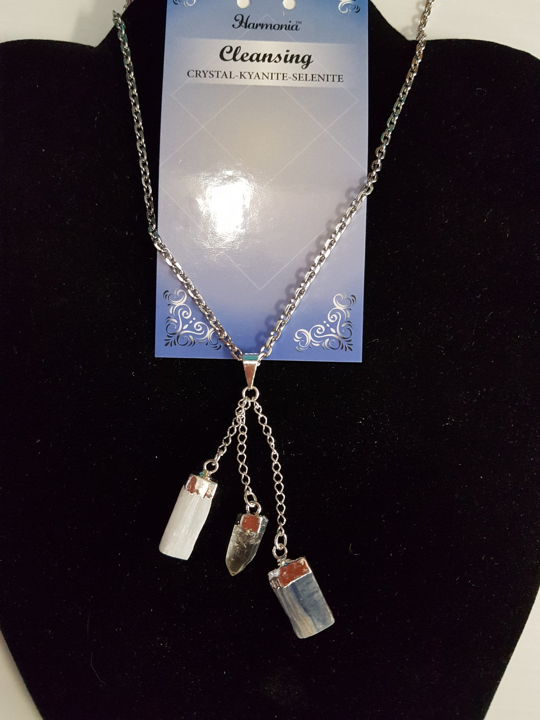 Kyanite Selenite Necklace