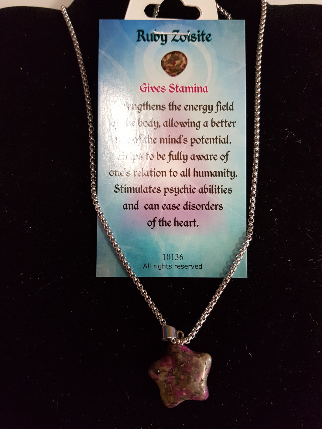 Ruby Zoisite Necklace